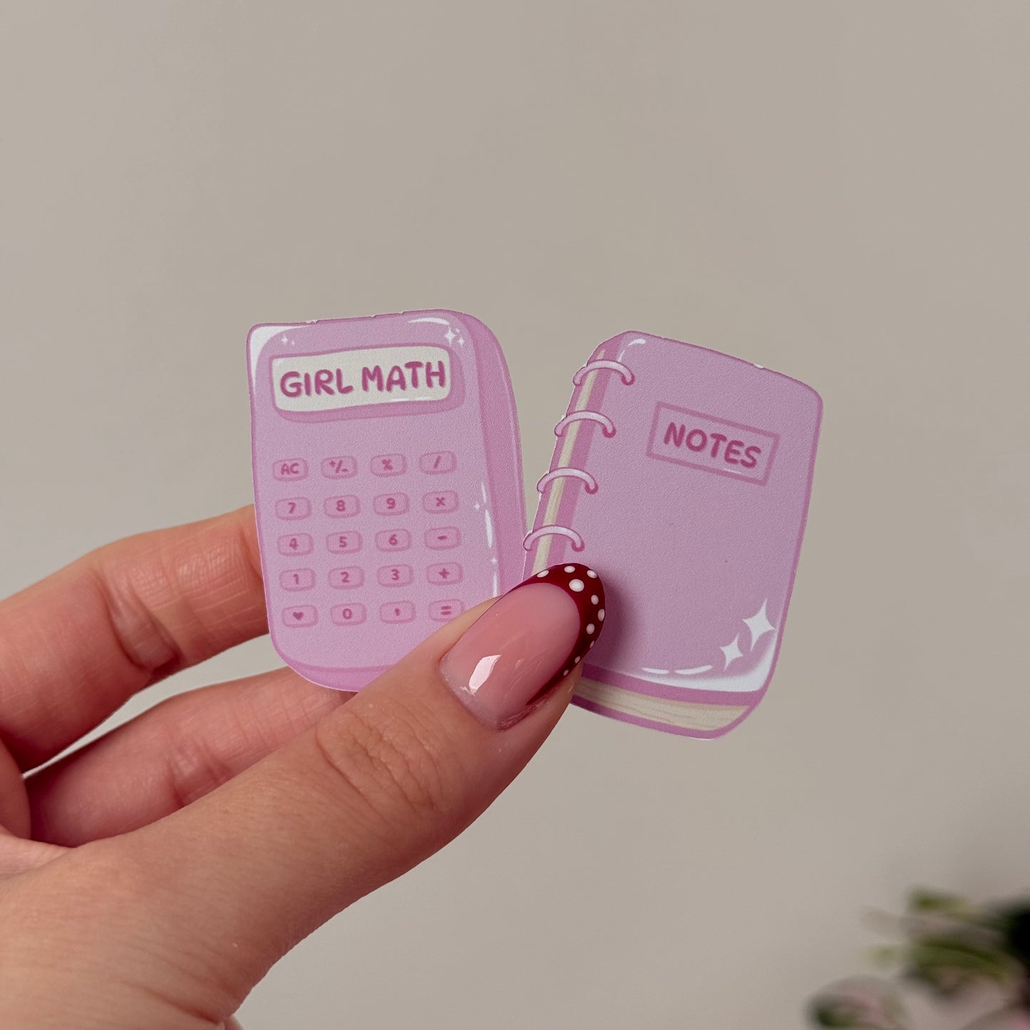 Printed paper cut-outs with school-themed designs on matte paper