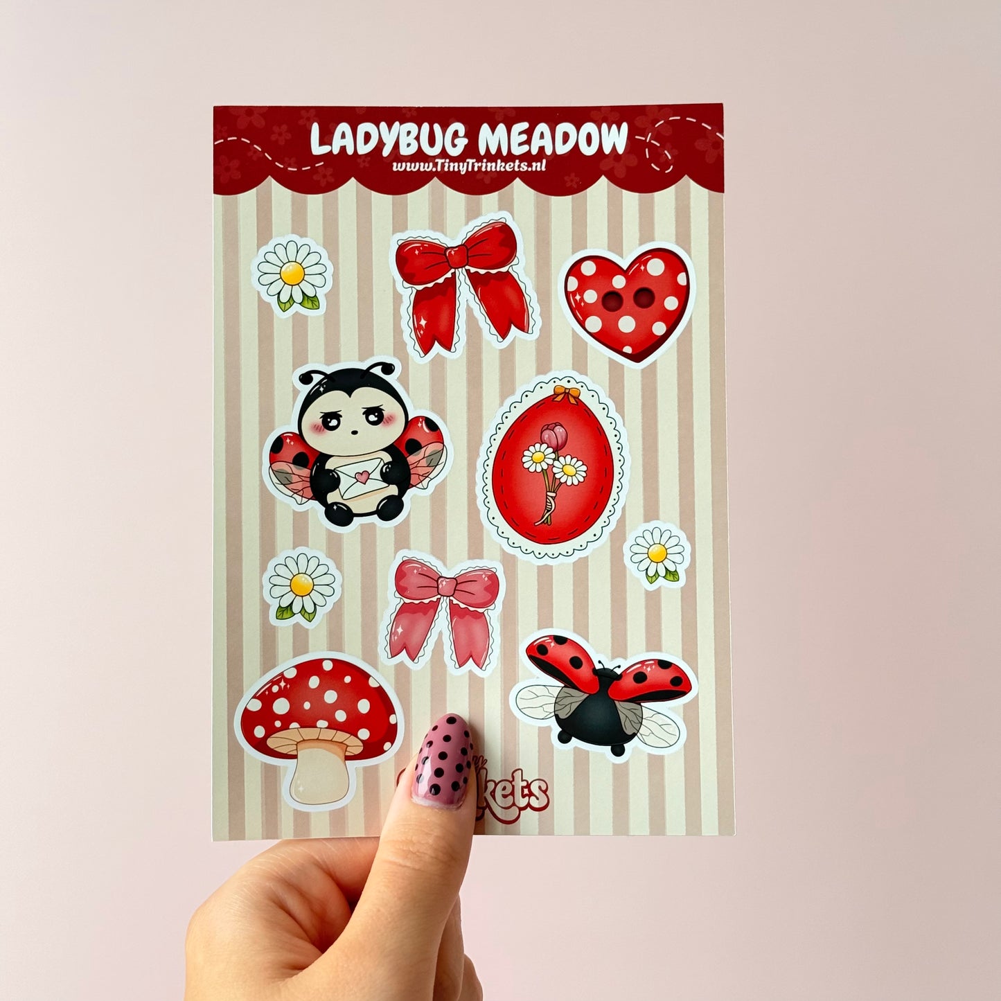 Ladybug Meadow - Sticker Sheet