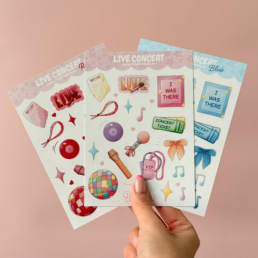 Live Concert - Sticker Sheet