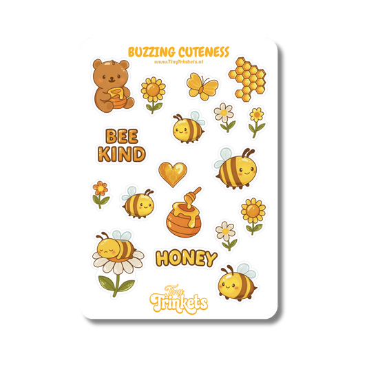 Buzzing Cuteness - Sticker Sheet
