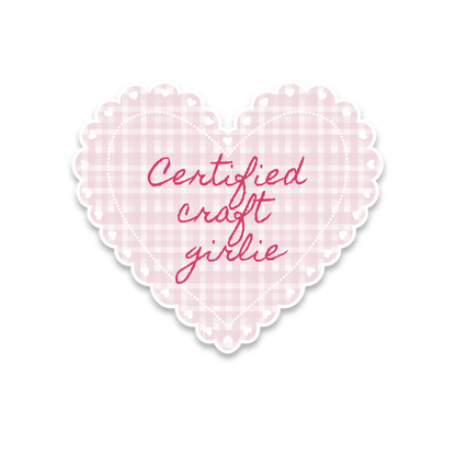 Certified Craft Girlie - Single Vinyl Sticker