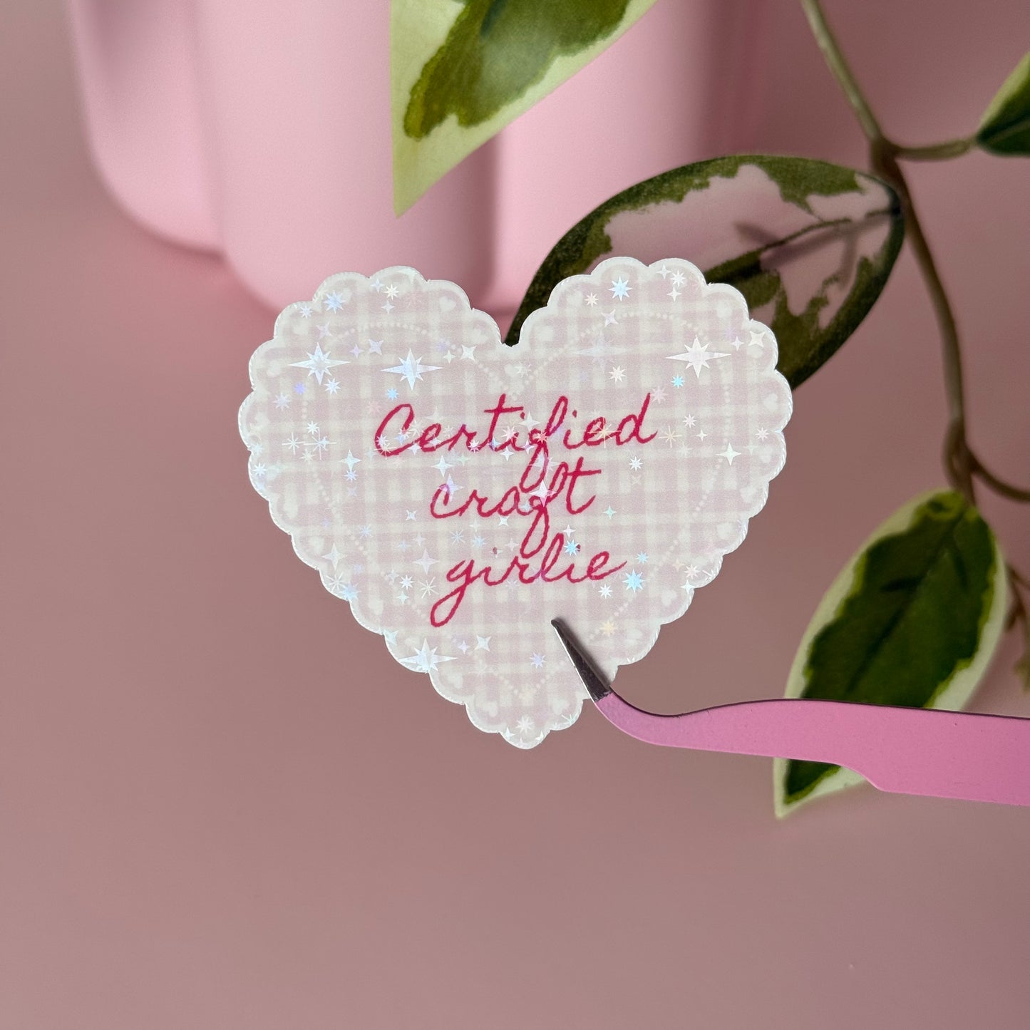 Certified Craft Girlie - Single Vinyl Sticker
