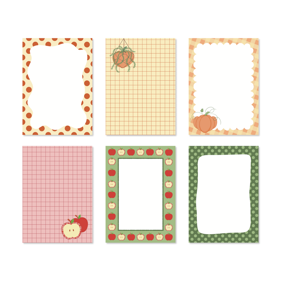 Autumn Cozy - Mini Note Papers