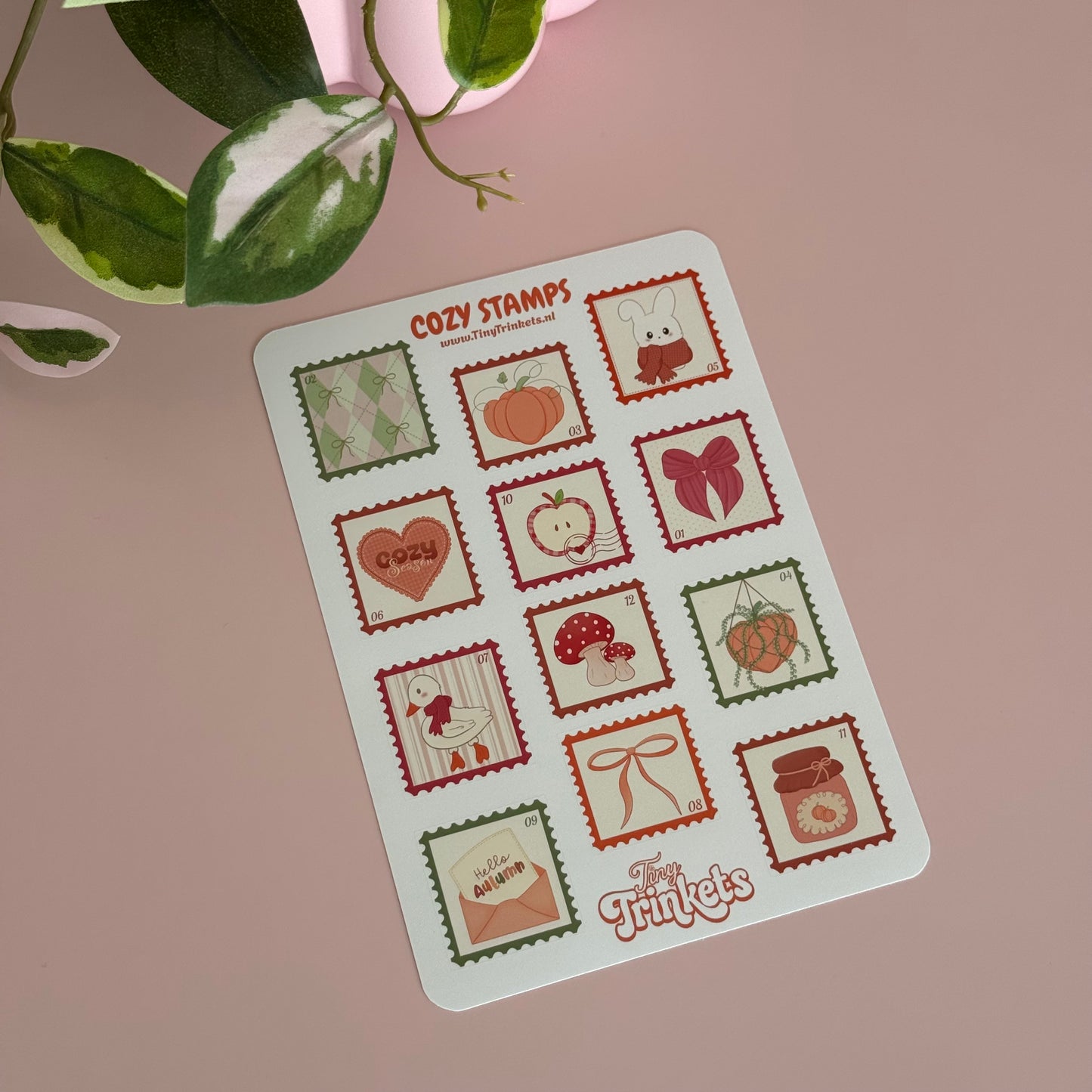 Cozy Stamps - Sticker Sheet