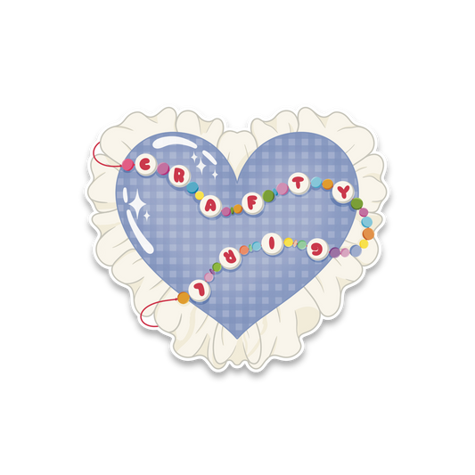 Crafty Girl - Single Vinyl Sticker