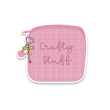 Crafty Stuff - Single Vinyl Sticker