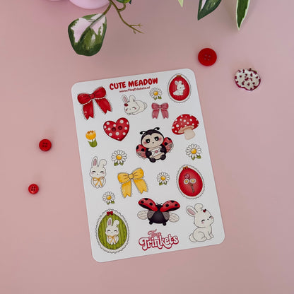 Cute Meadow - Sticker Sheet