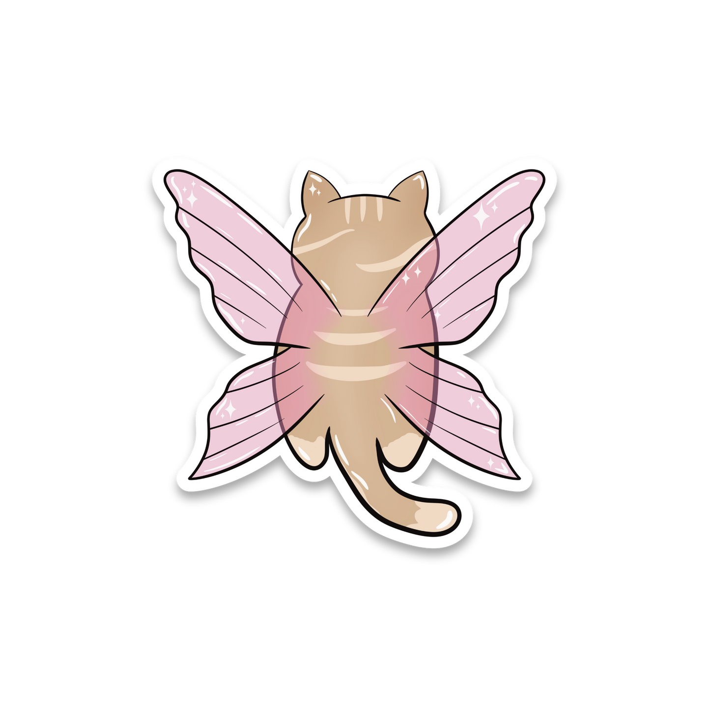 Fairy Cat - Single Vinyl Sticker