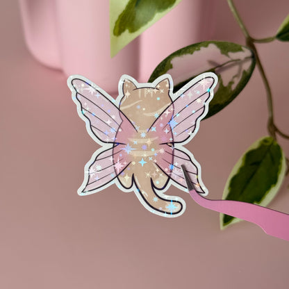 Fairy Cat - Single Vinyl Sticker