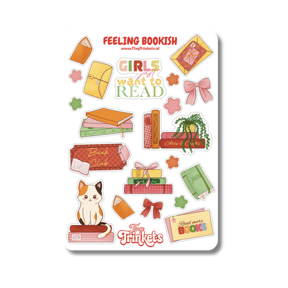 Feeling Bookish - Sticker Sheet