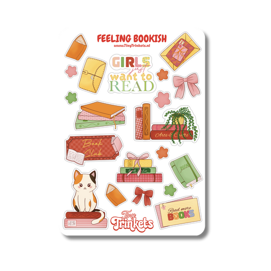 Feeling Bookish - Sticker Sheet