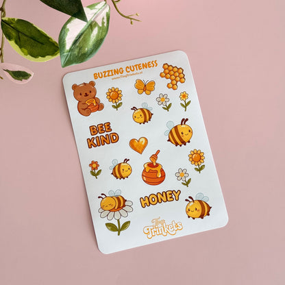 Buzzing Cuteness - Sticker Sheet