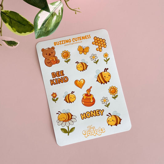 Buzzing Cuteness - Sticker Sheet