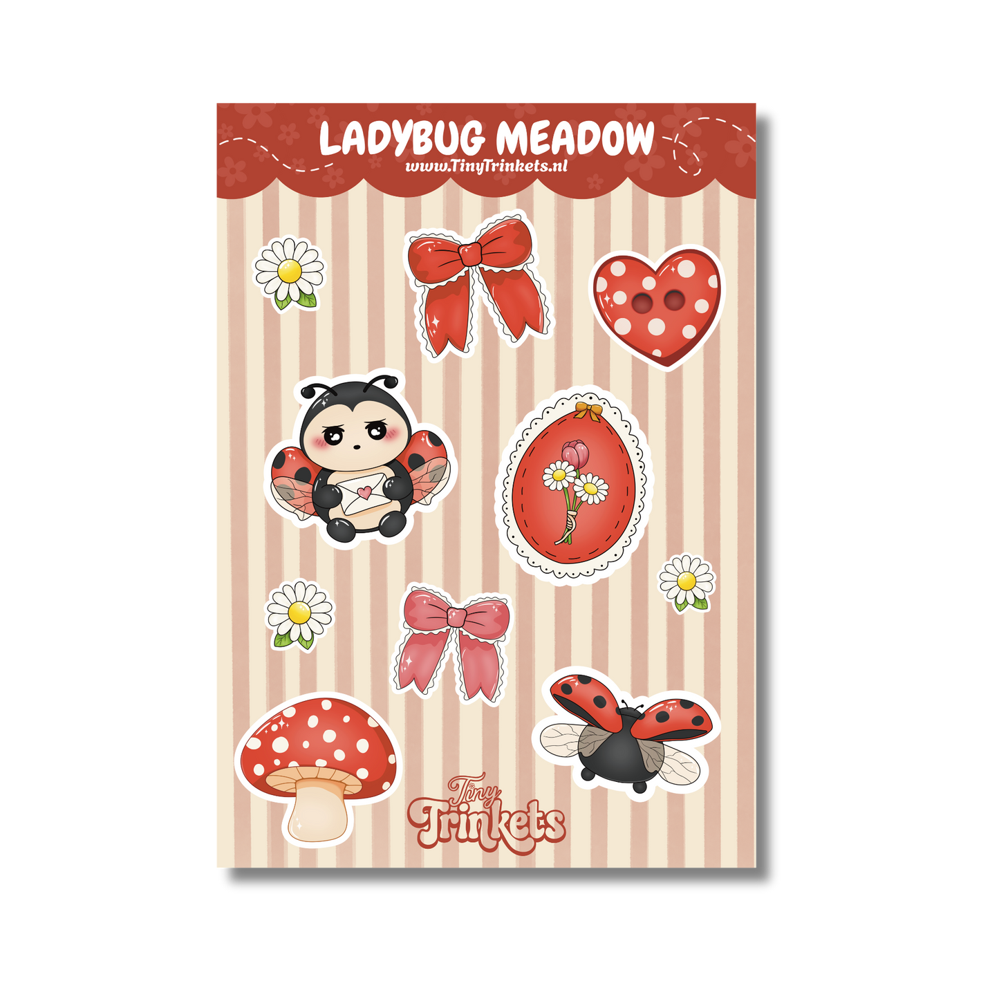 Ladybug Meadow - Sticker Sheet