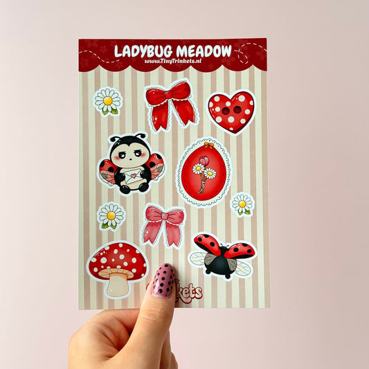 Ladybug Meadow - Sticker Sheet