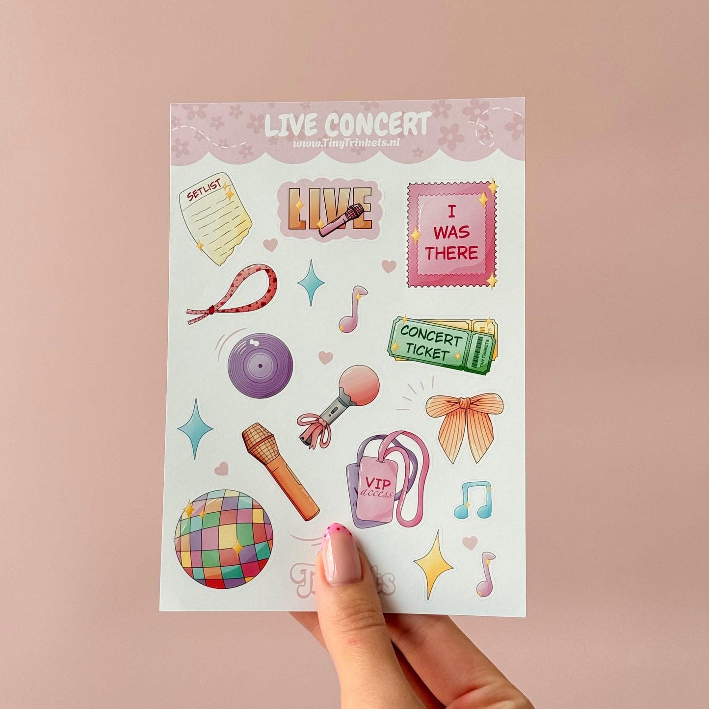 Live Concert - Sticker Sheet