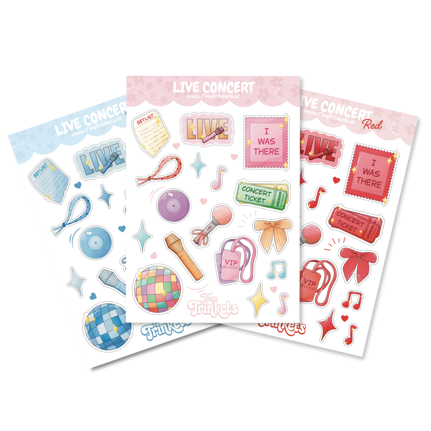 Live Concert - Sticker Sheet