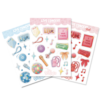 Live Concert - Sticker Sheet
