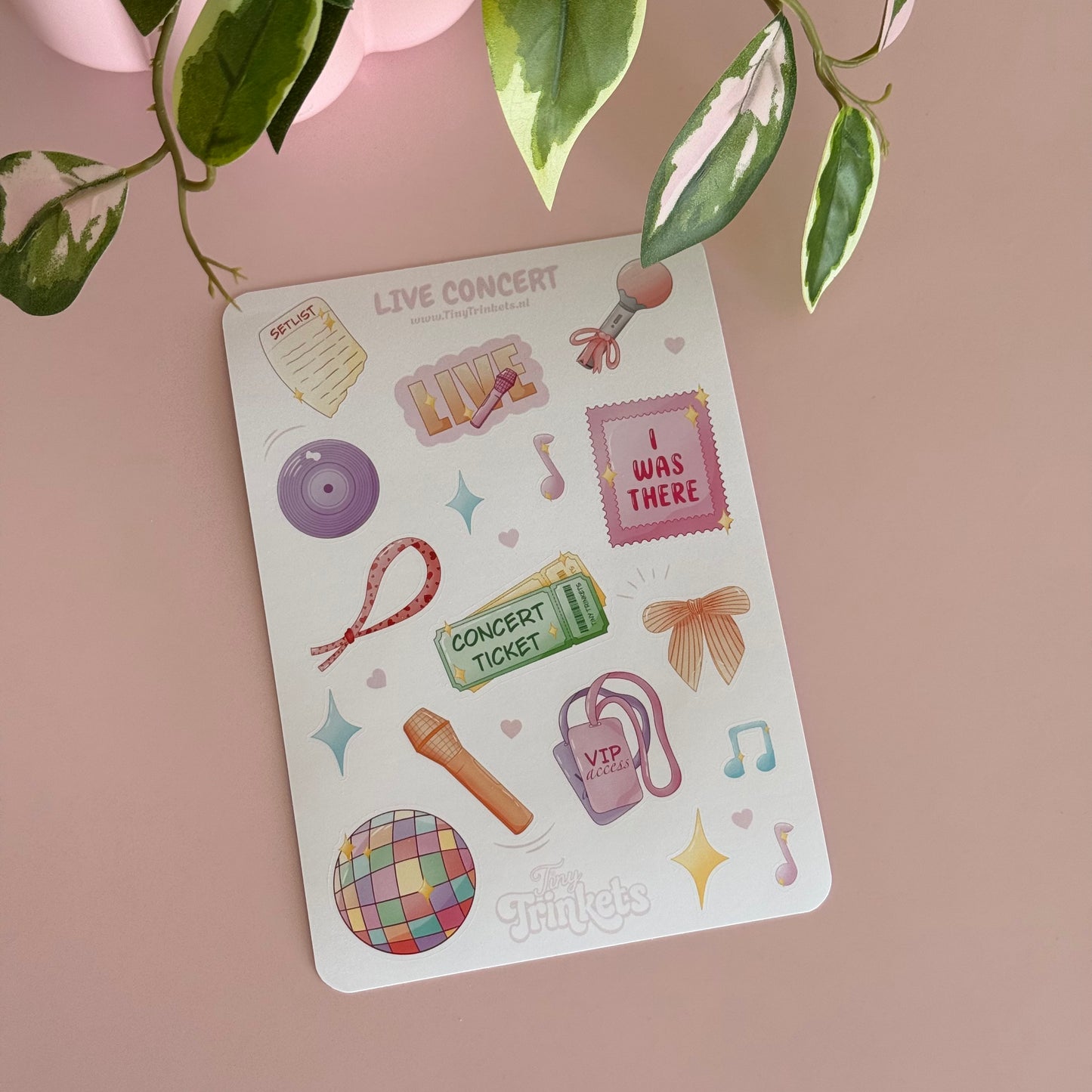 Live Concert - Sticker Sheet