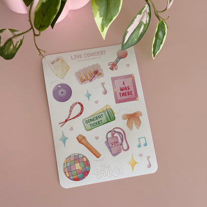 Live Concert - Sticker Sheet