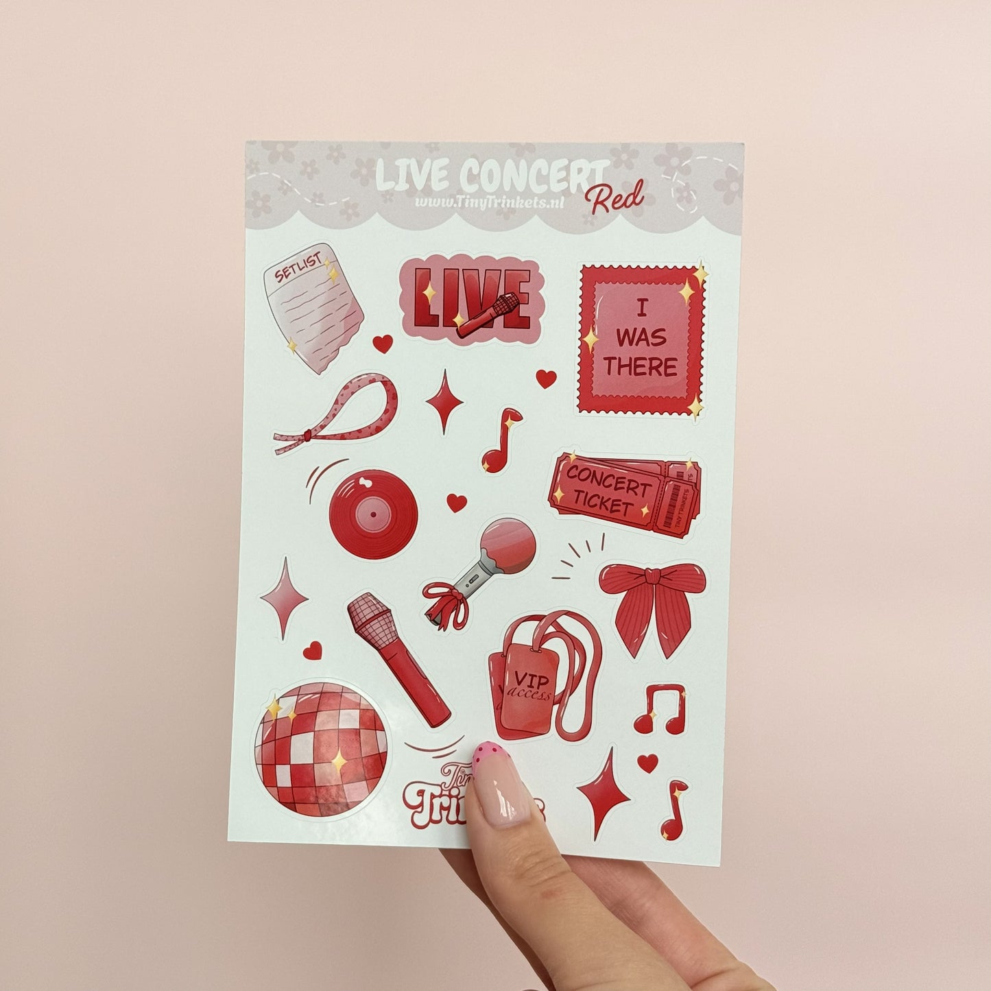 Live Concert - Sticker Sheet
