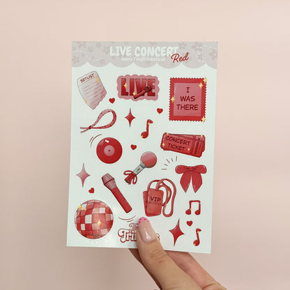 Live Concert - Sticker Sheet