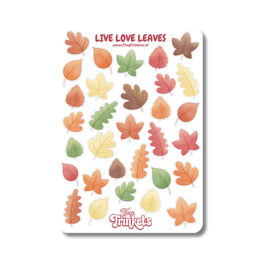 Live Love Leaves - Sticker Sheet