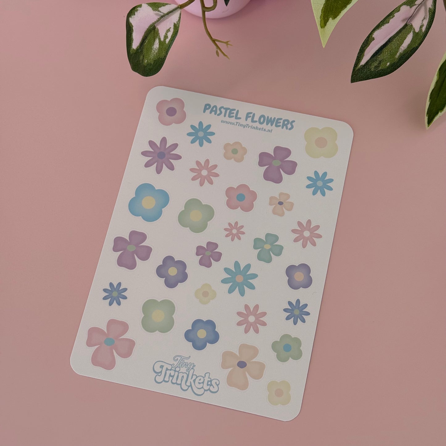 Pastel Flowers - Sticker Sheet