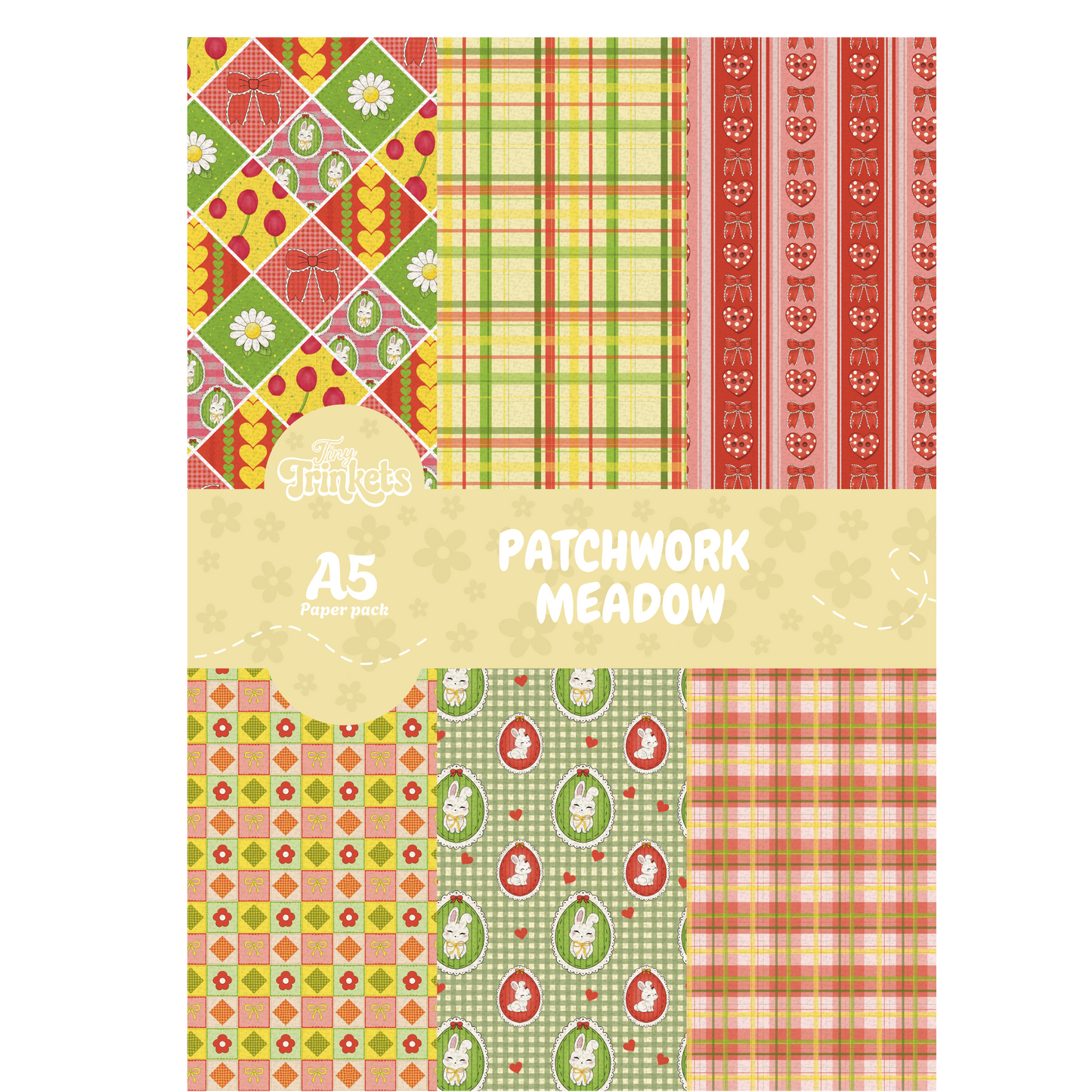 Patchwork Meadow - A5 Paper Pack