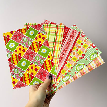 Patchwork Meadow - A5 Paper Pack