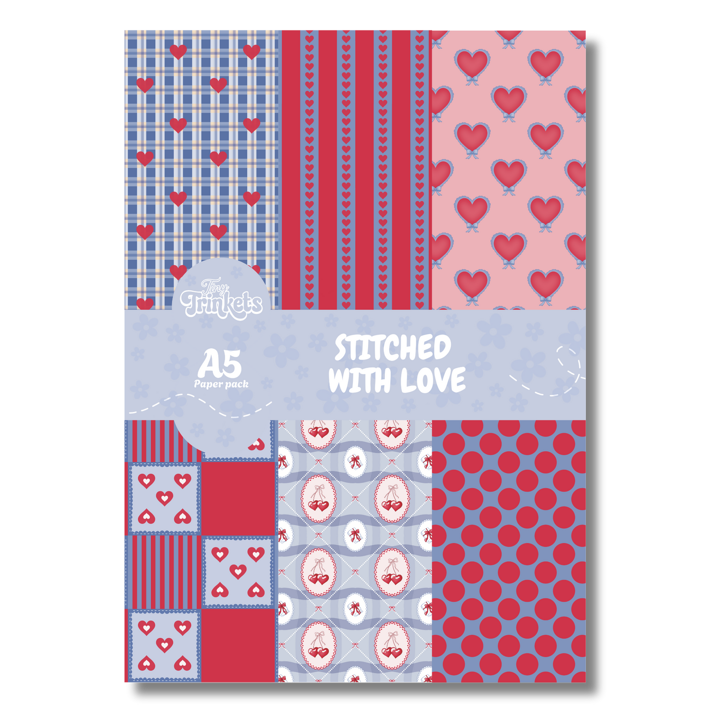 Stitched with Love - A5 Paper Pack