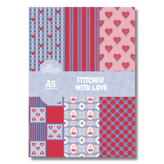 Stitched with Love - A5 Paper Pack